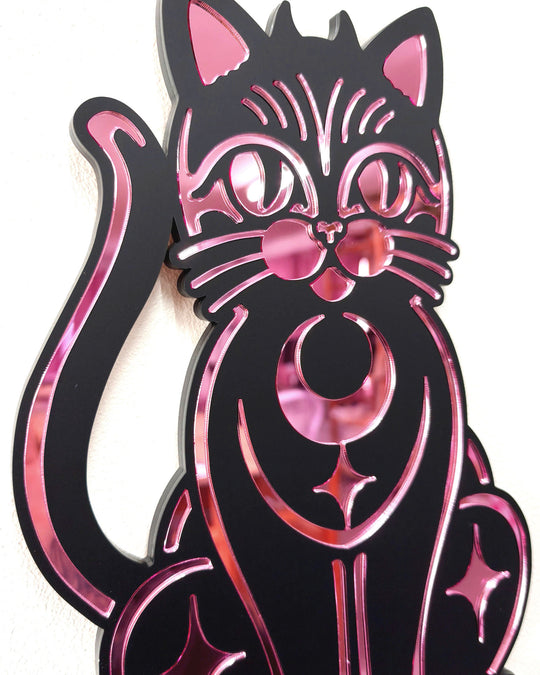 Cat Wall Hanging (Black)