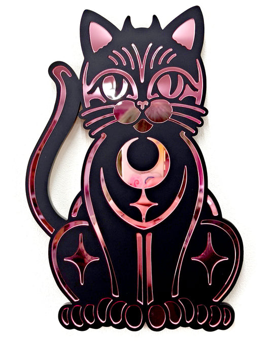 Cat Wall Hanging (Black)