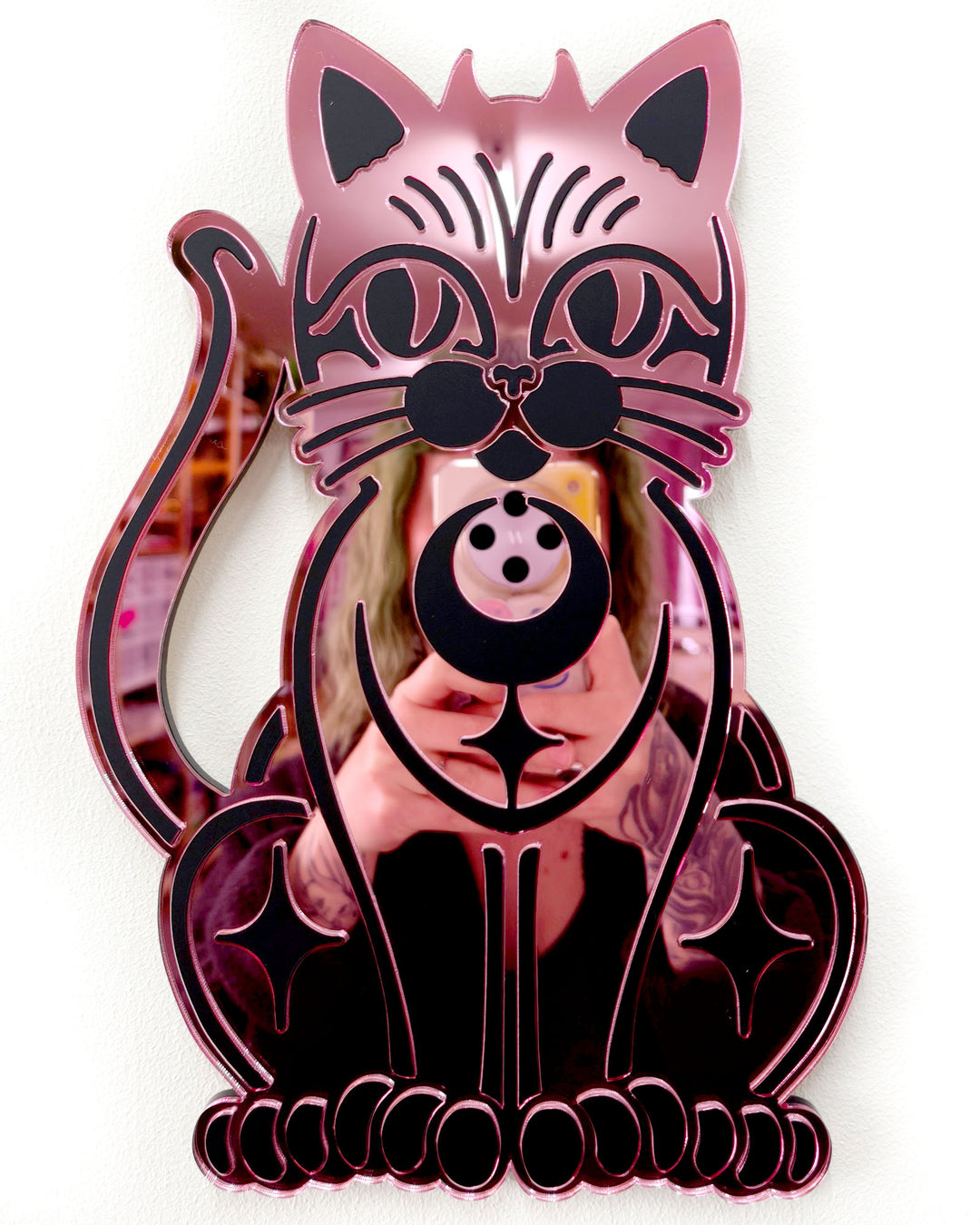 Cat Wall Hanging (Pink)