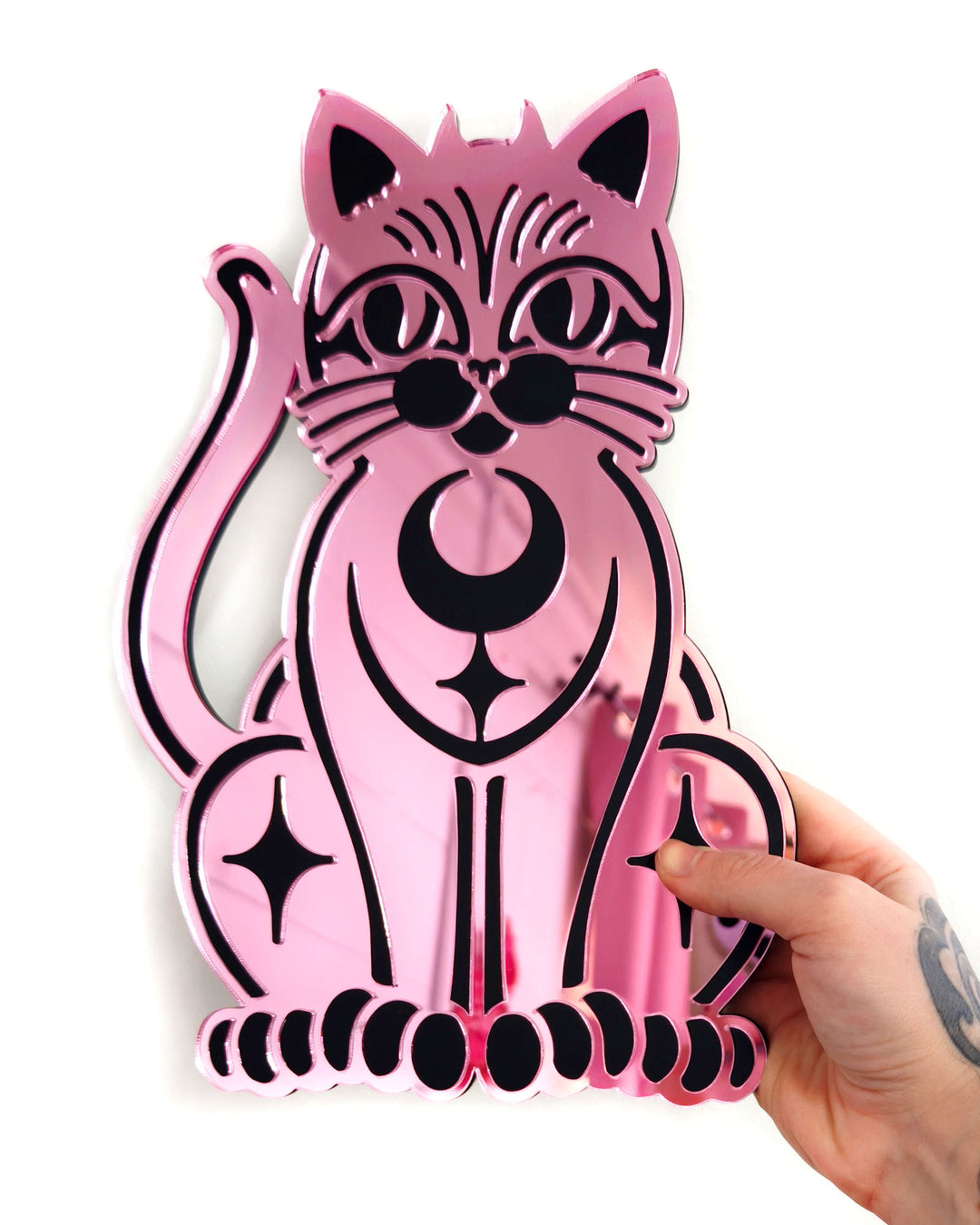Cat Wall Hanging (Pink)