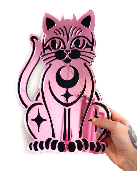 Cat Wall Hanging (Pink)