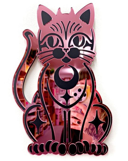 Cat Wall Hanging (Pink)