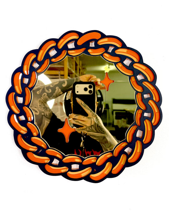 Chain Mirror 30cm/11.8"