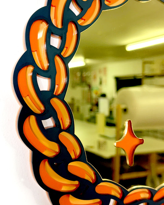 Chain Mirror 30cm/11.8"