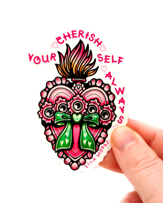 Cherish Yourself Sticker