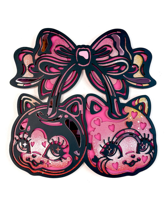 Cherry Kittens 30cm/11.8" (Painted 