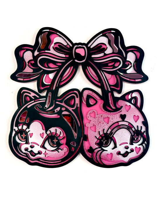 Cherry Kittens 30cm/11.8" (Painted 