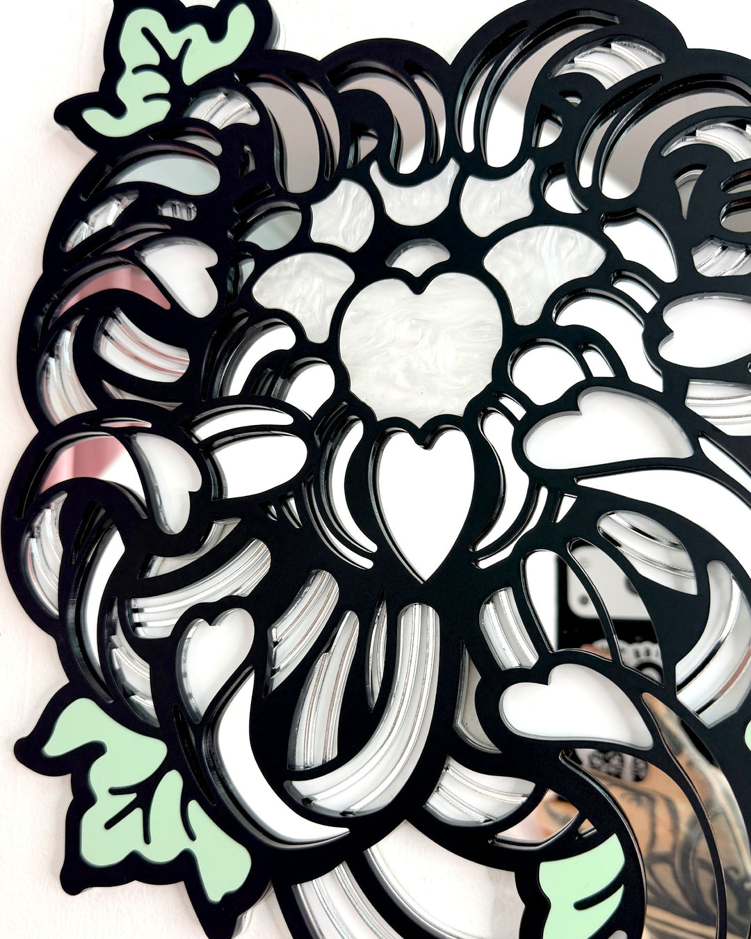 Chrysanthemum 30cm/11.8" (Silver)
