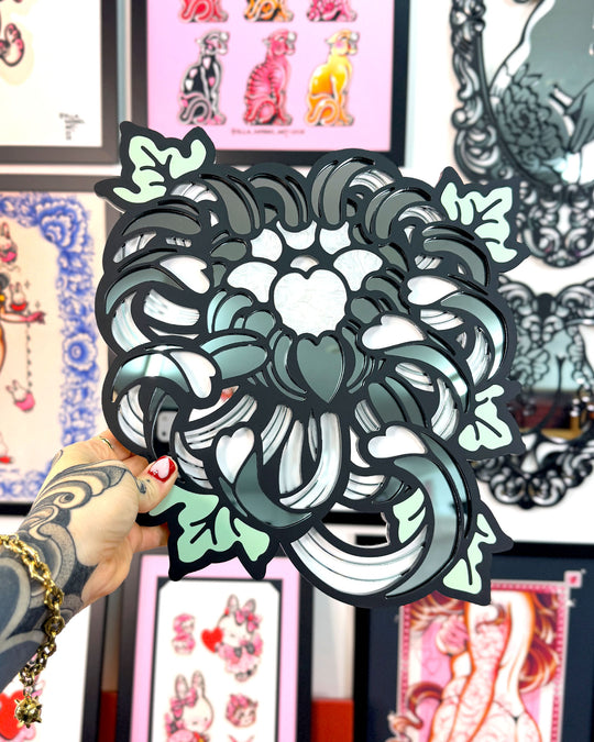 Chrysanthemum 30cm/11.8" (Silver)