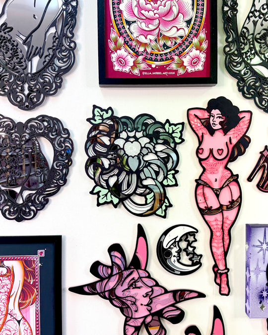 Chrysanthemum 30cm/11.8" (Silver)