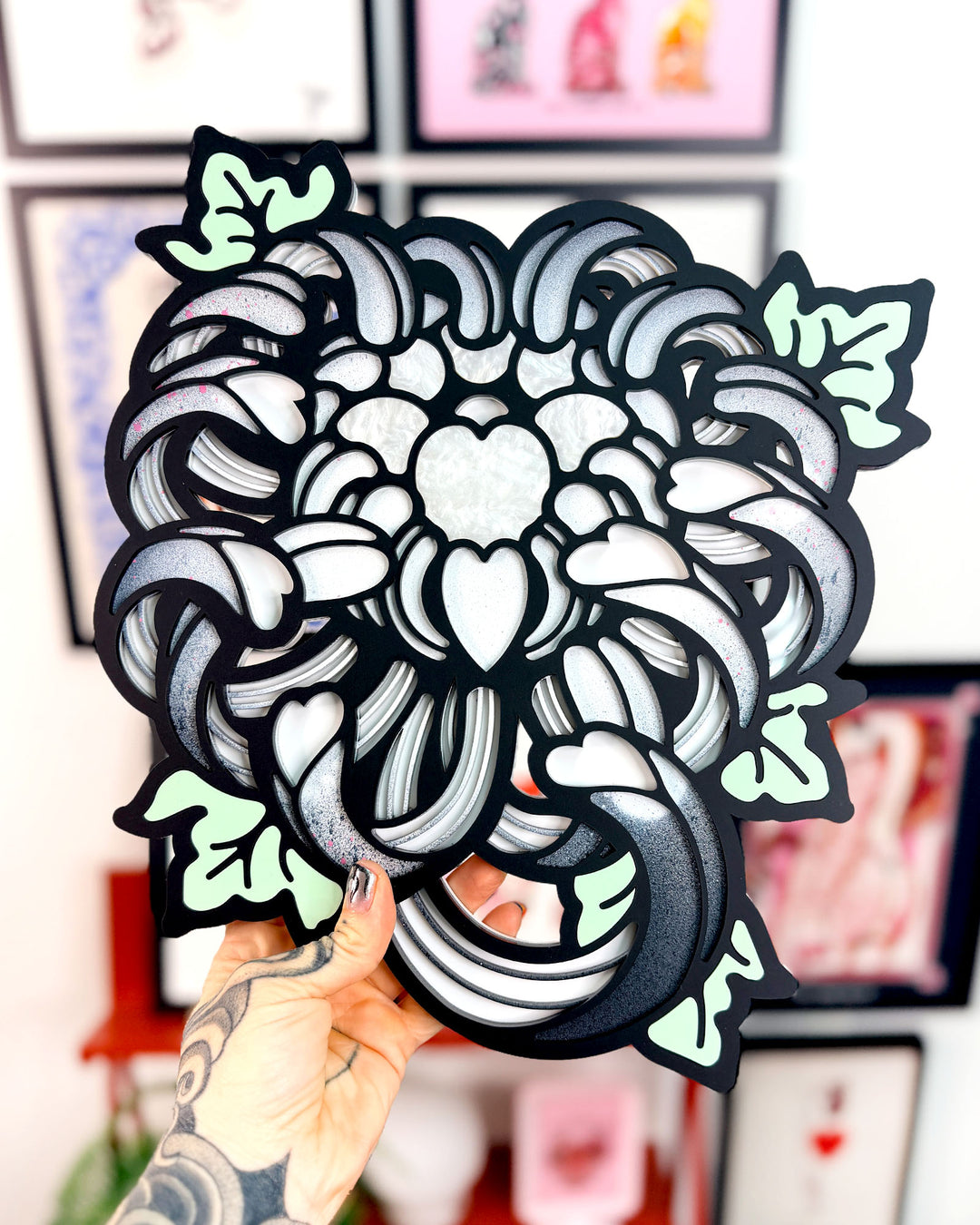 Chrysanthemum 30cm/11.8" (Painted 