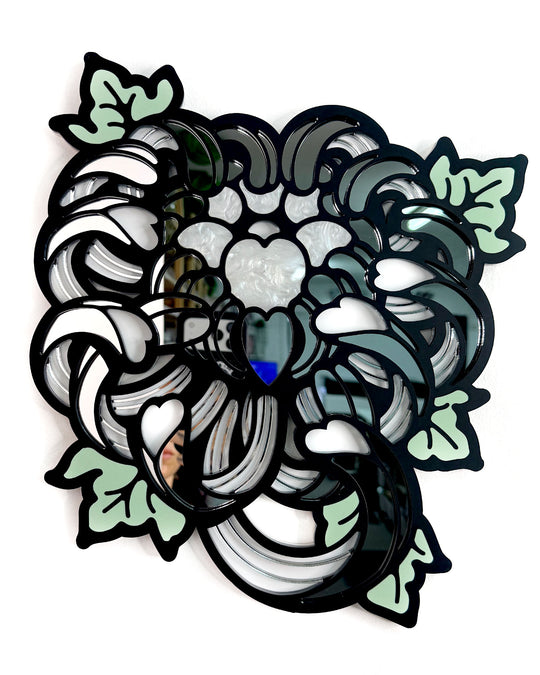 Chrysanthemum 30cm/11.8" (Silver)