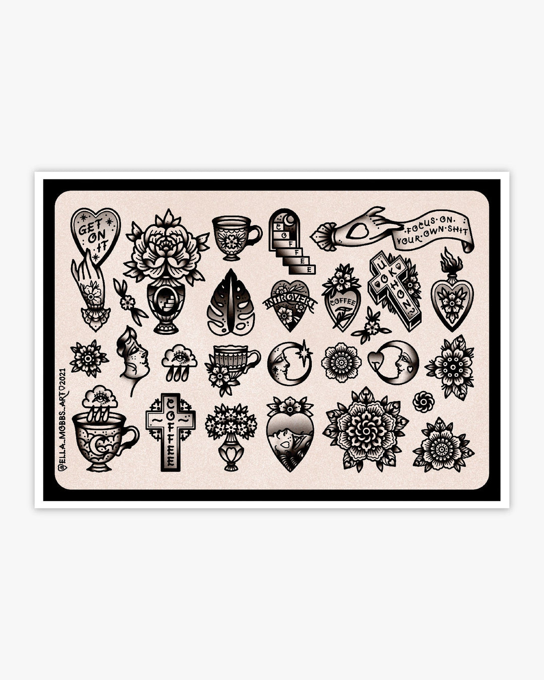 Coffee and Focus Print - Ella Mobbs