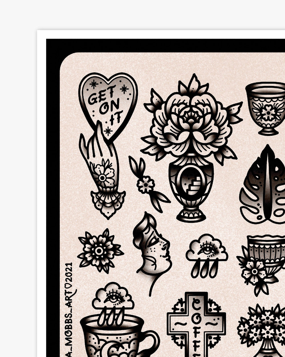 Coffee and Focus Print - Ella Mobbs