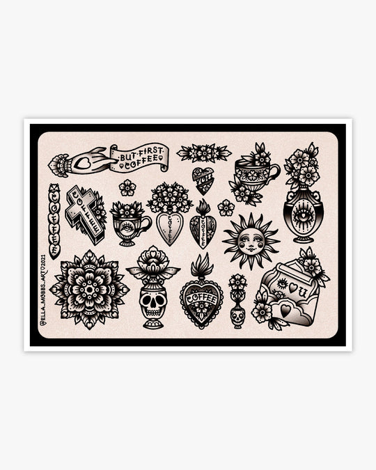 Coffee and Letters Print - Ella Mobbs