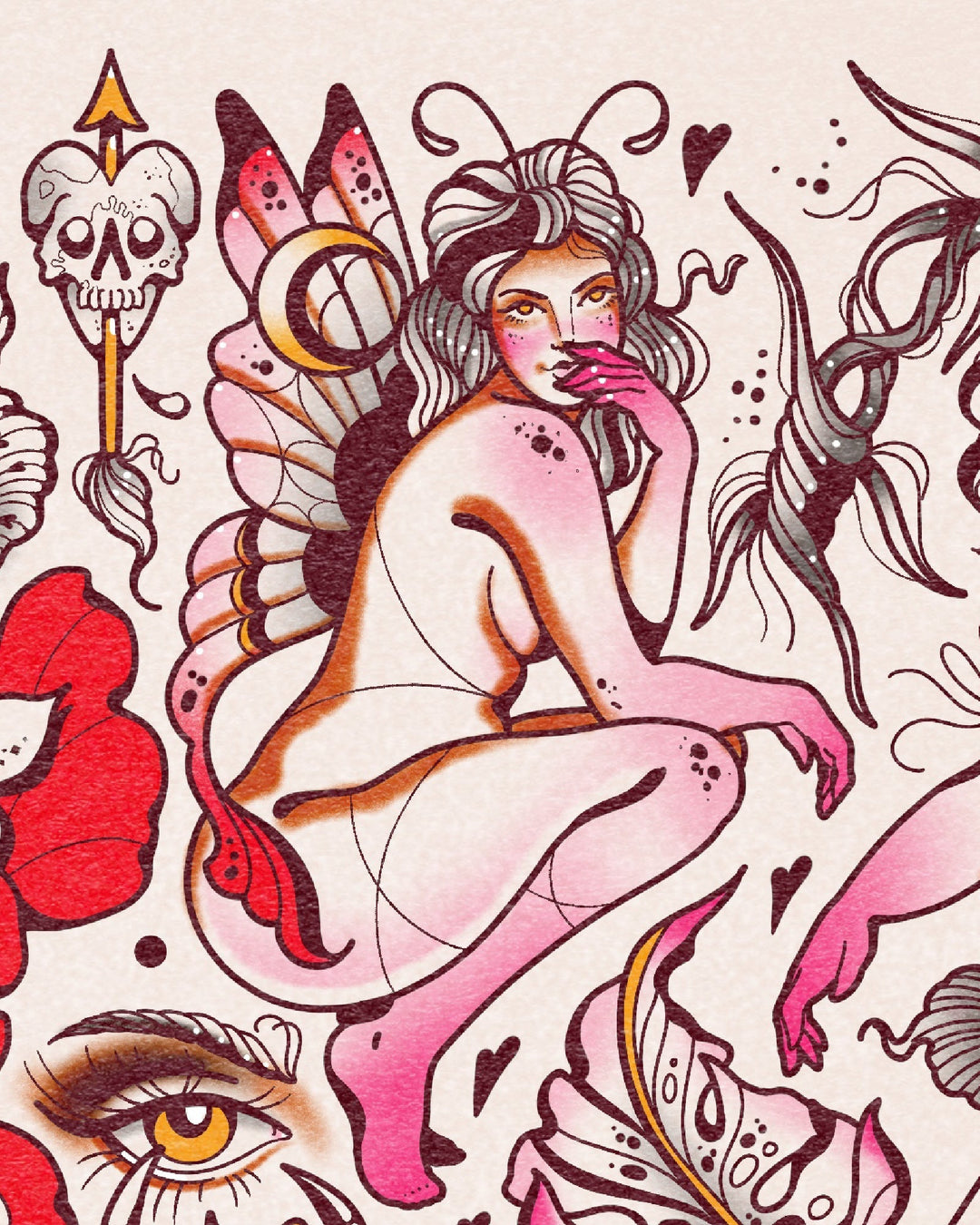 Creatures Print - Ella Mobbs