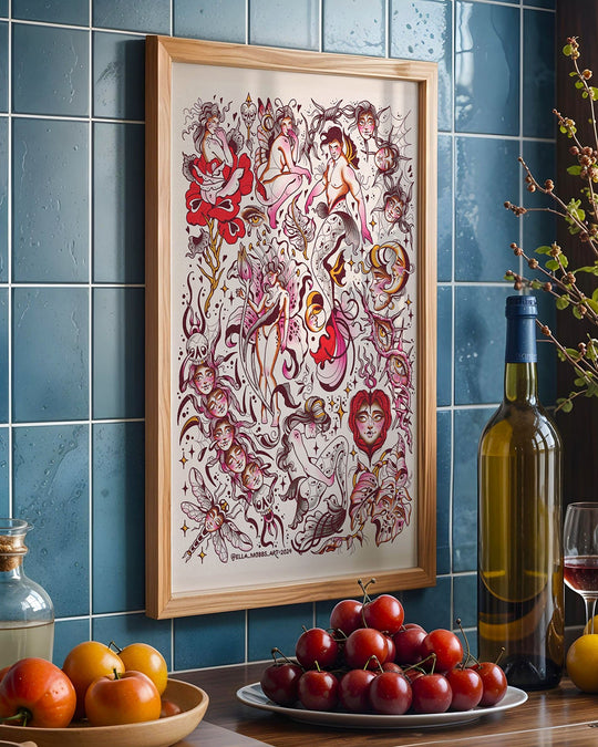 Creatures Print - Ella Mobbs