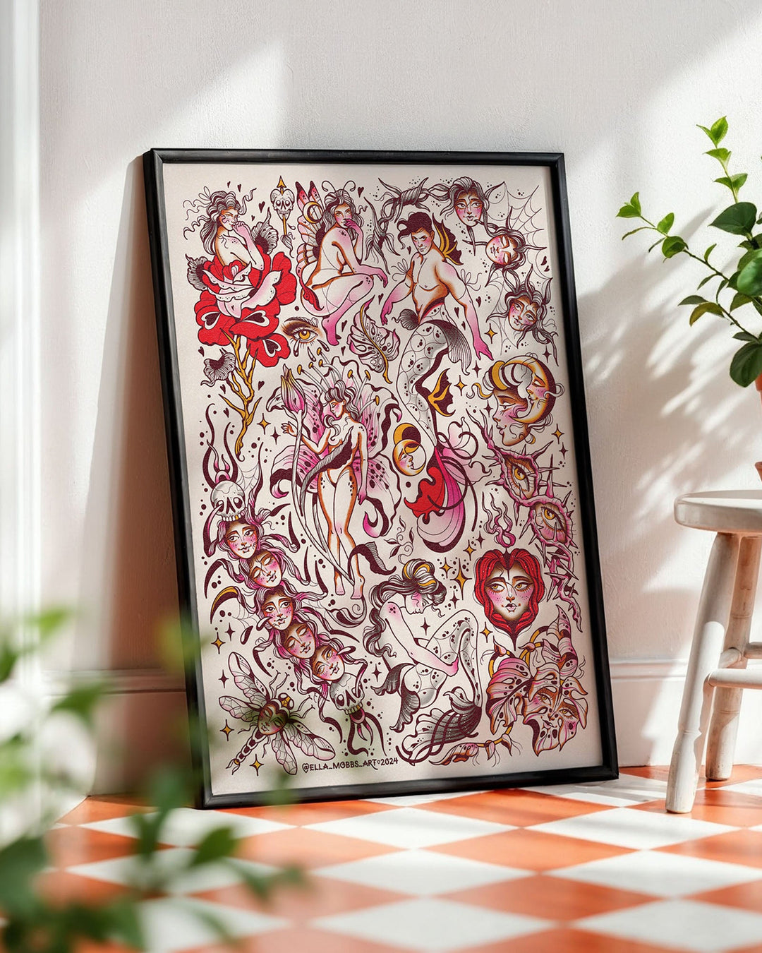 Creatures Print - Ella Mobbs