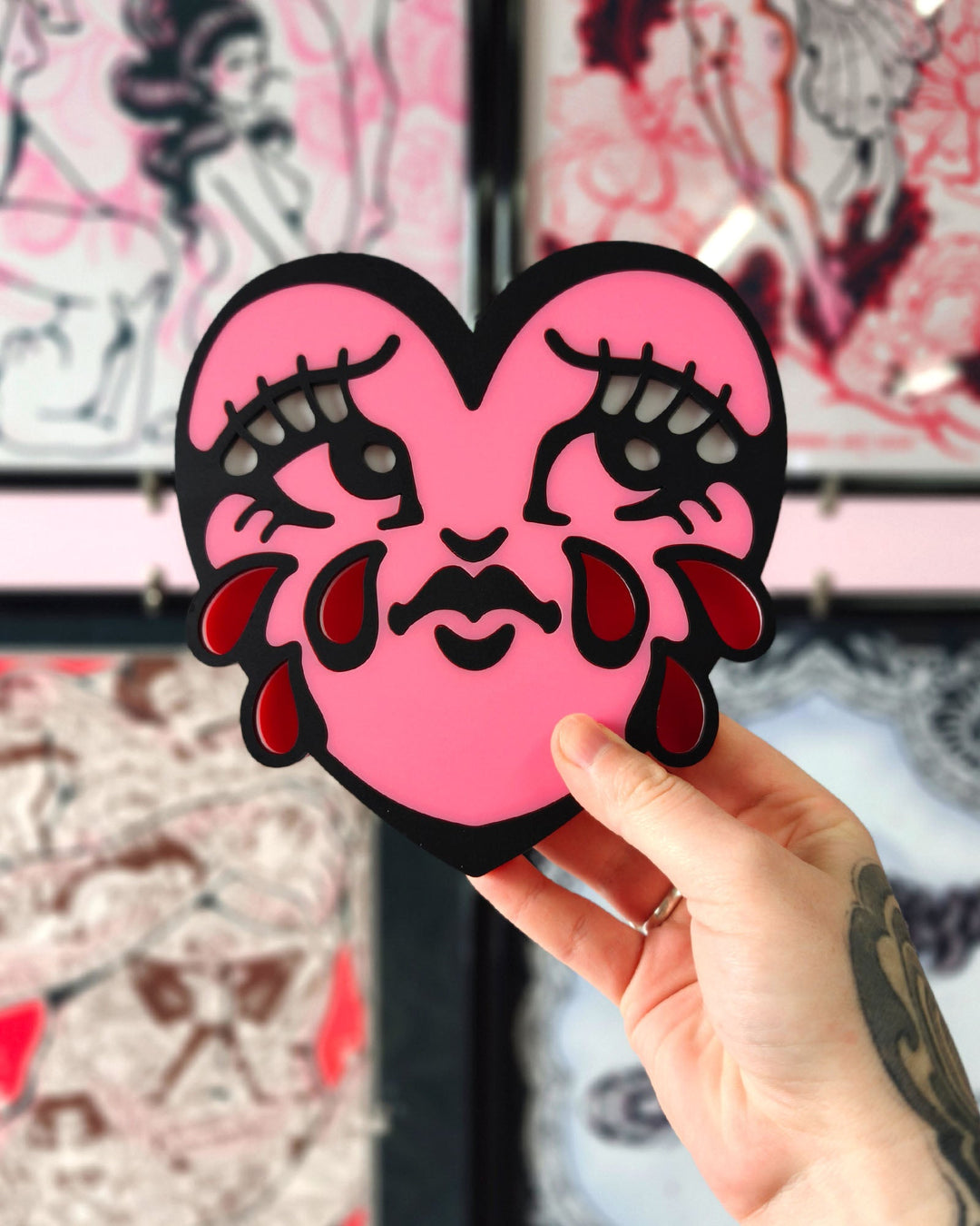 Crying Heart 15cm/5.9" - Ella Mobbs