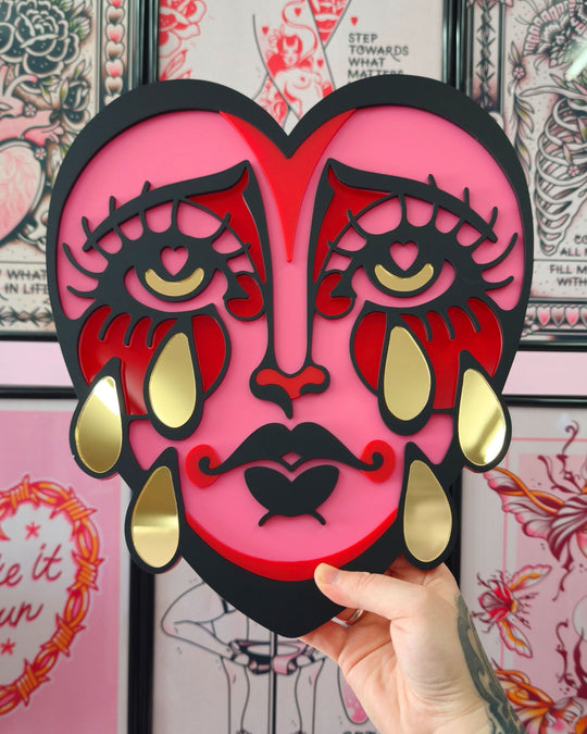 Crying Heart 30cm/11.8" - Ella Mobbs