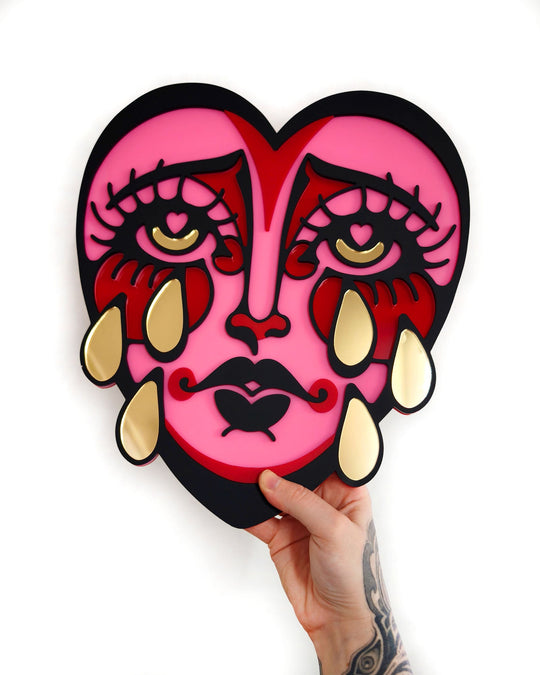 Crying Heart 30cm/11.8" - Ella Mobbs