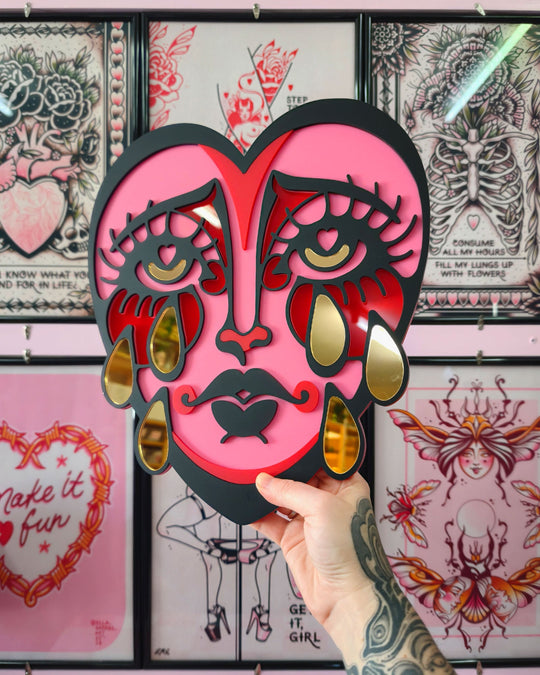 Crying Heart 30cm/11.8" - Ella Mobbs