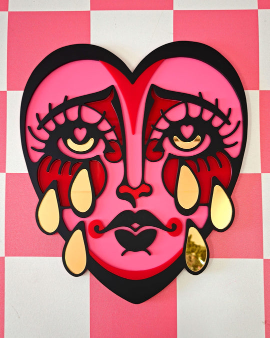 Crying Heart 30cm/11.8" - Ella Mobbs