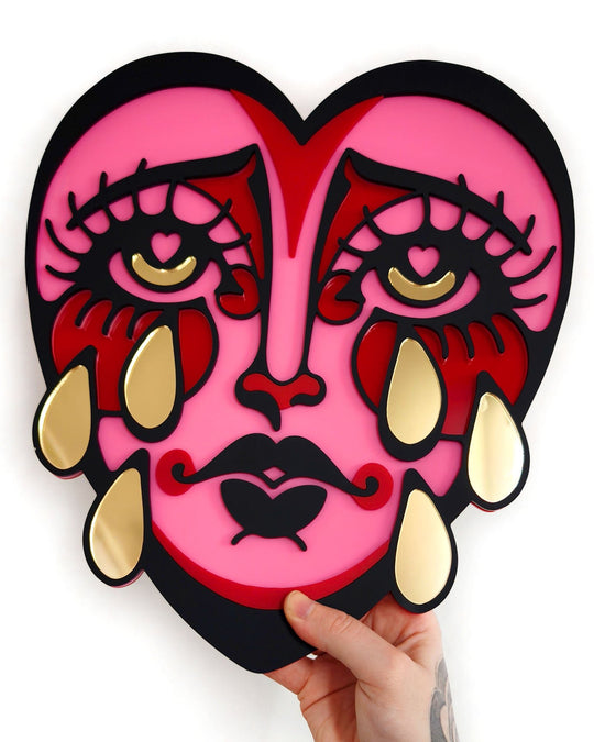 Crying Heart 30cm/11.8" - Ella Mobbs