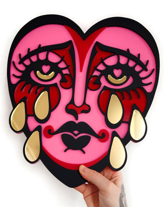 Crying Heart Wall Hanging