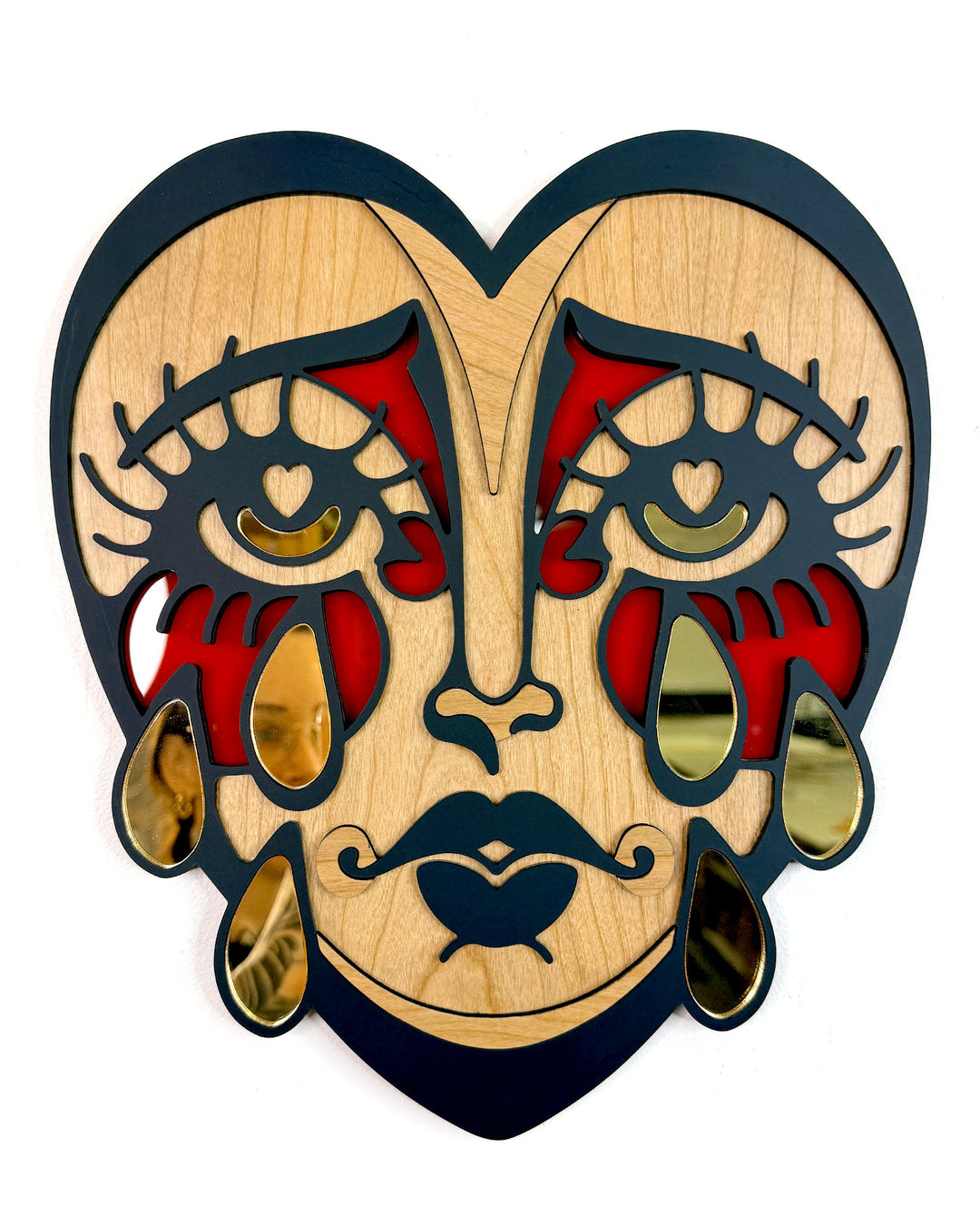 Crying Heart 30cm/11.8" (Gold)