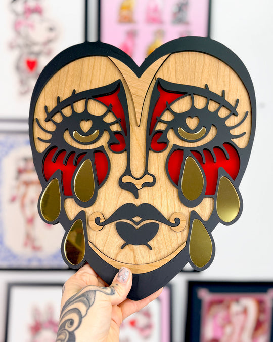 Crying Heart 30cm/11.8" (Gold)