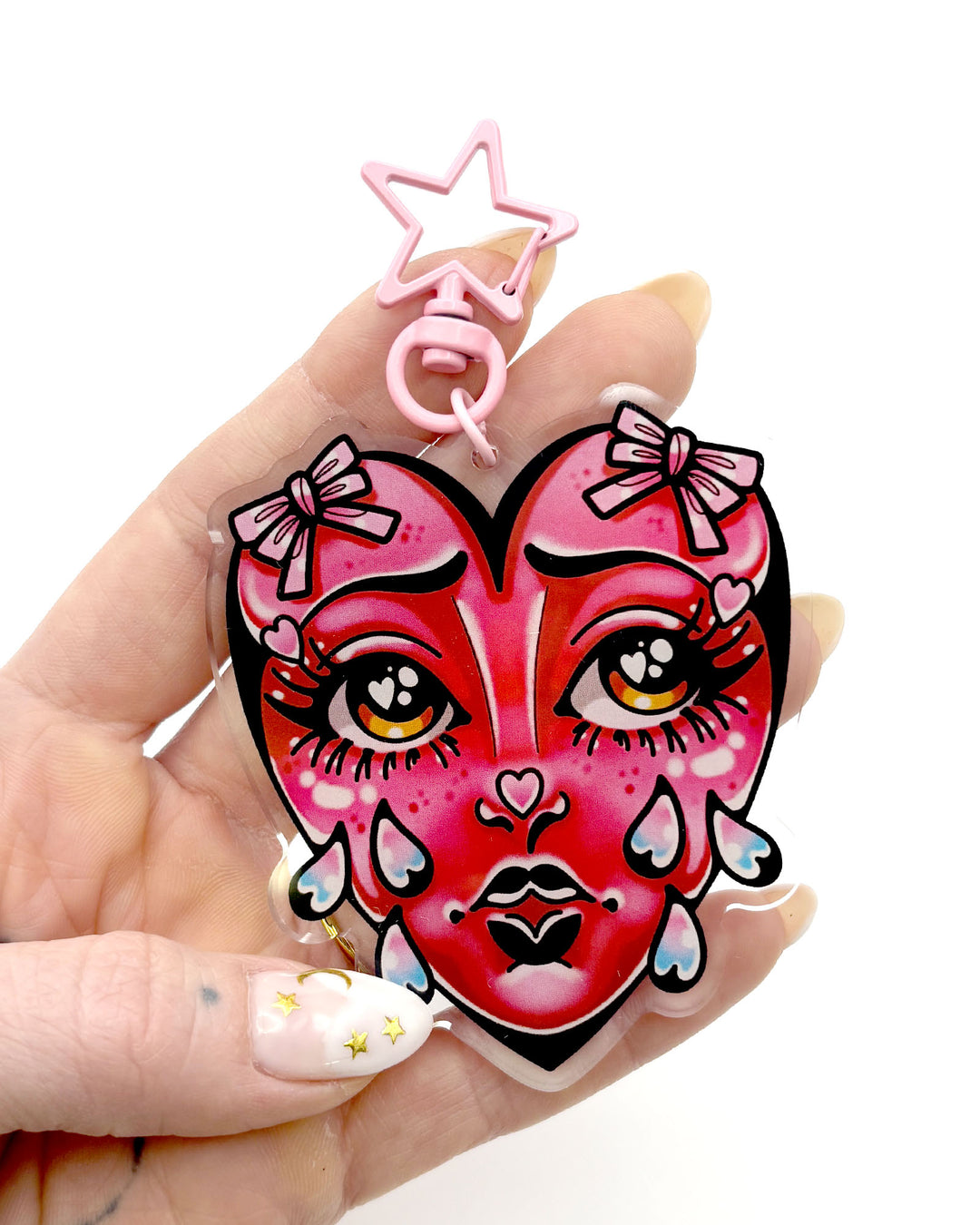 Crying Heart Key Ring