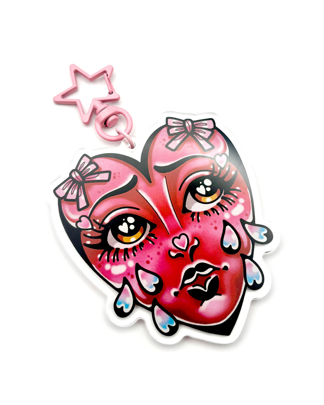 Crying Heart Key Ring
