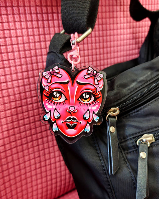 Crying Heart Key Ring