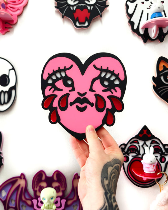 Crying Heart - Wall Hanging - Mini