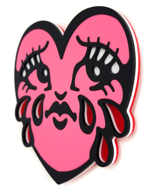 Crying Heart - Wall Hanging - Mini