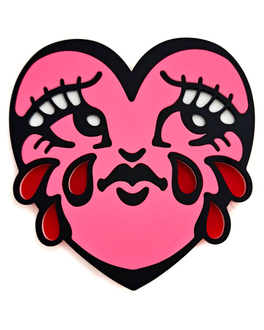 Crying Heart - Wall Hanging - Mini