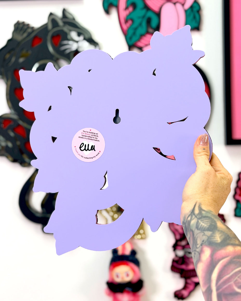 Chrysanthemum 30cm/11.8" Painted