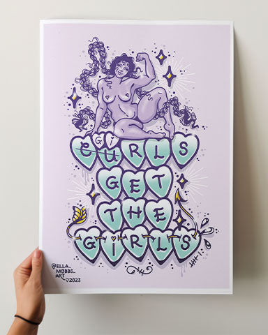 Curls Get The Girls Print