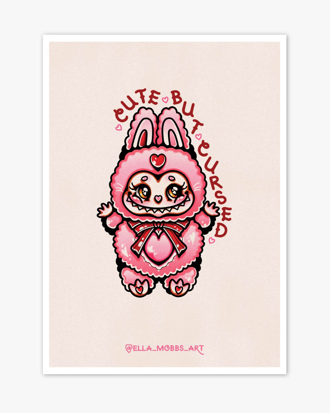 Cute but Cursed Print - Ella Mobbs