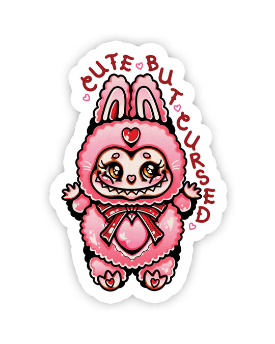 Cute But Cursed Sticker