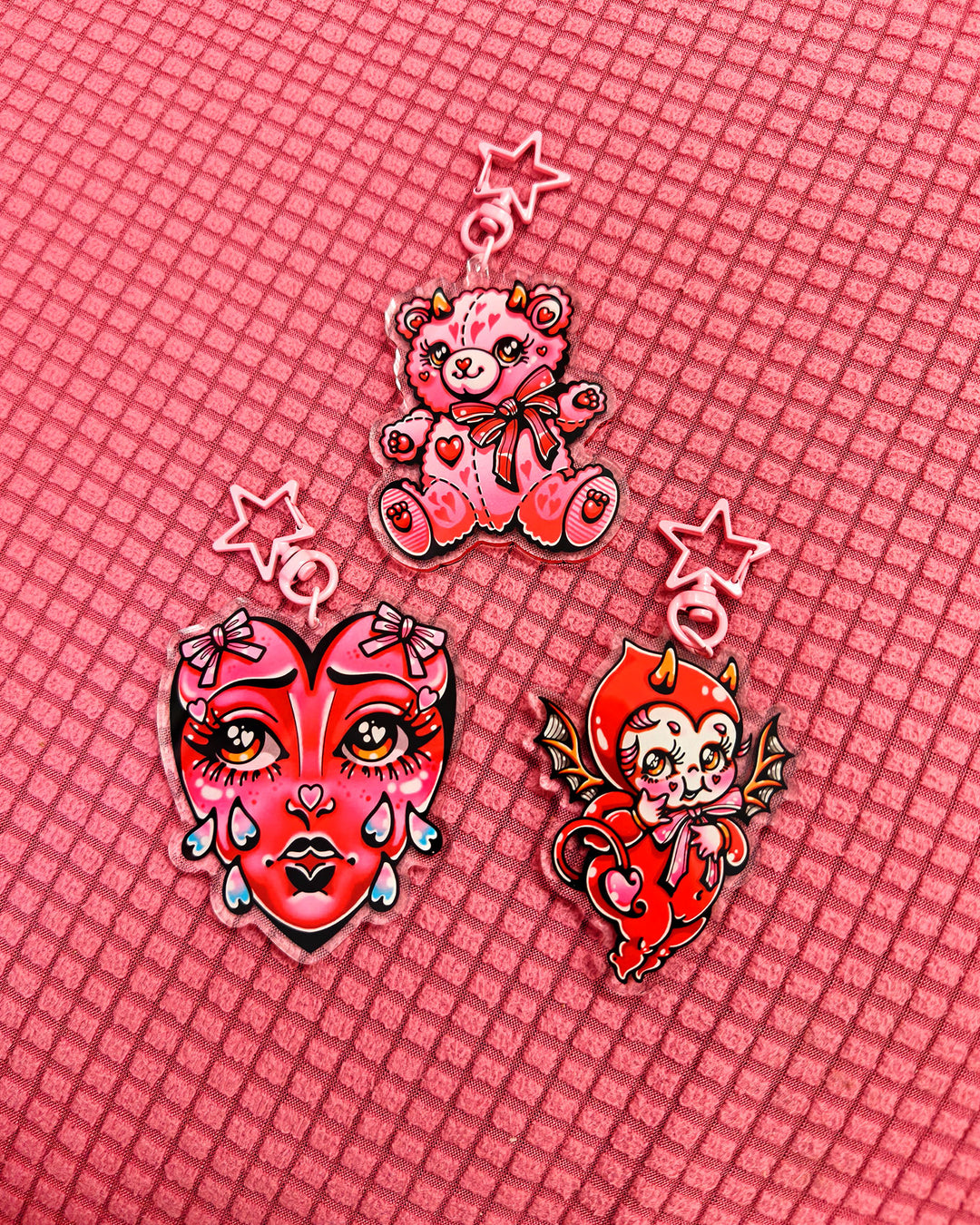 Crying Heart Key Ring