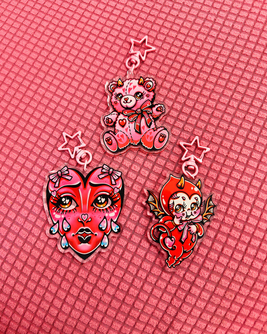 Crying Heart Key Ring