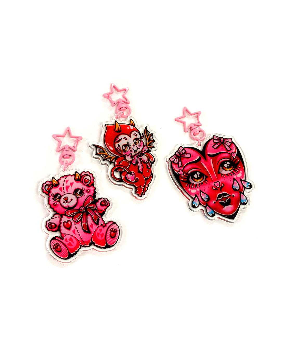 Crying Heart Key Ring