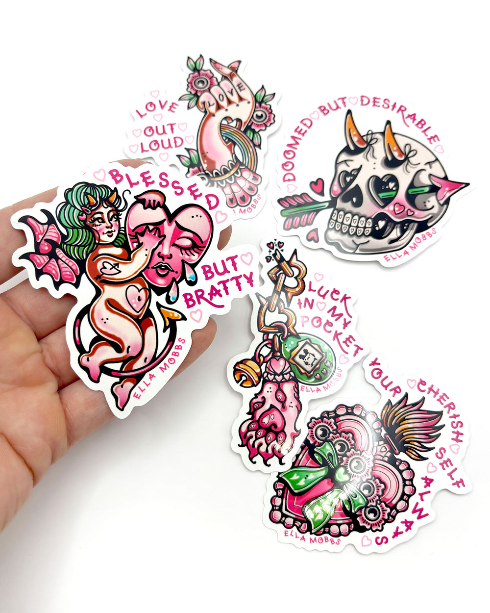 Hot Girl Healing Sticker Pack