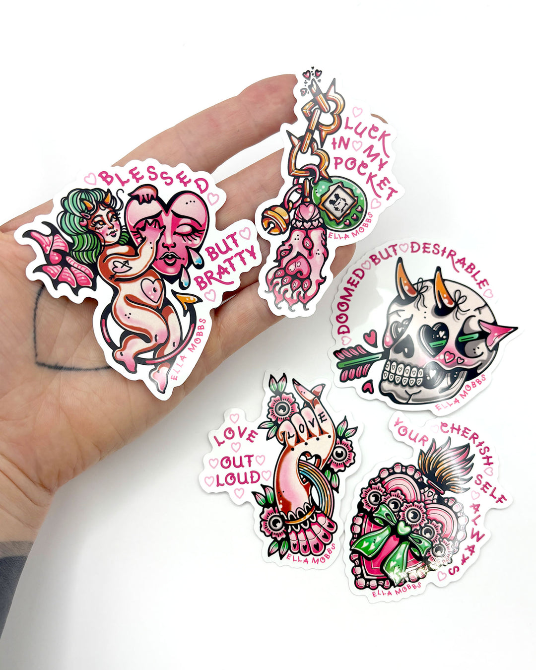 Hot Girl Healing Sticker Pack