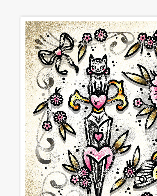 Daggers Print - Ella Mobbs