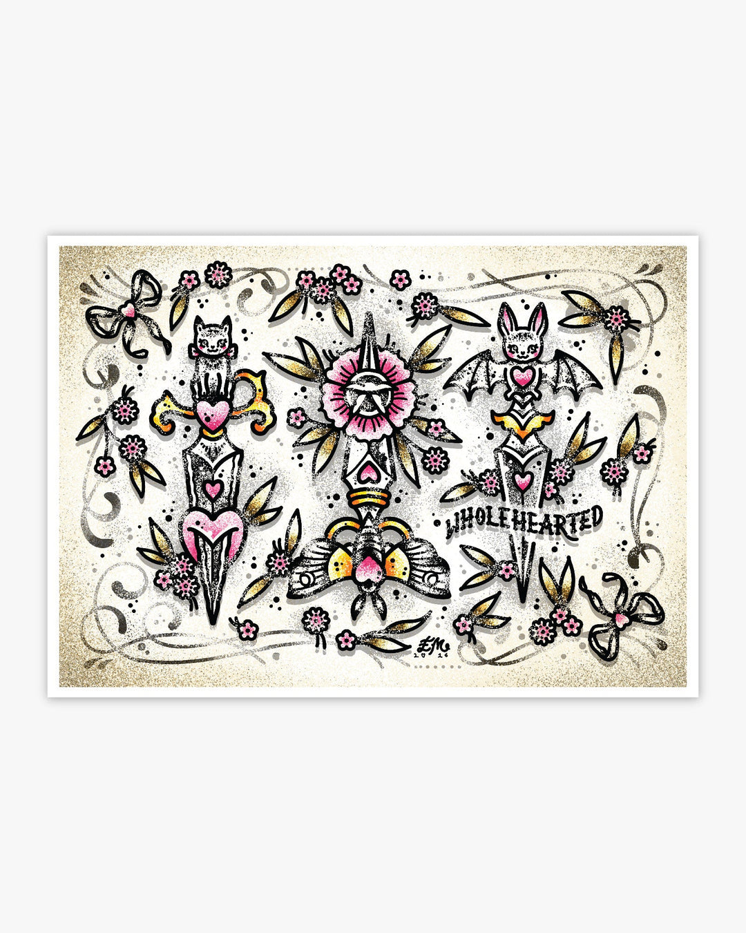 Daggers Print - Ella Mobbs