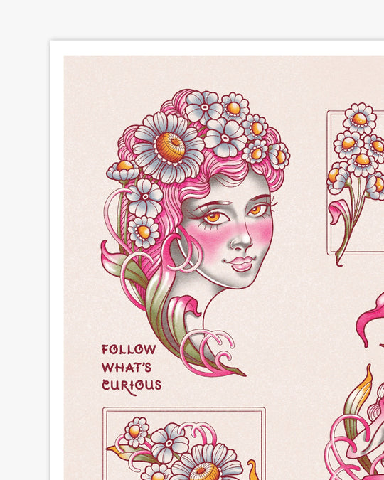 Daisy Flash Print - Ella Mobbs