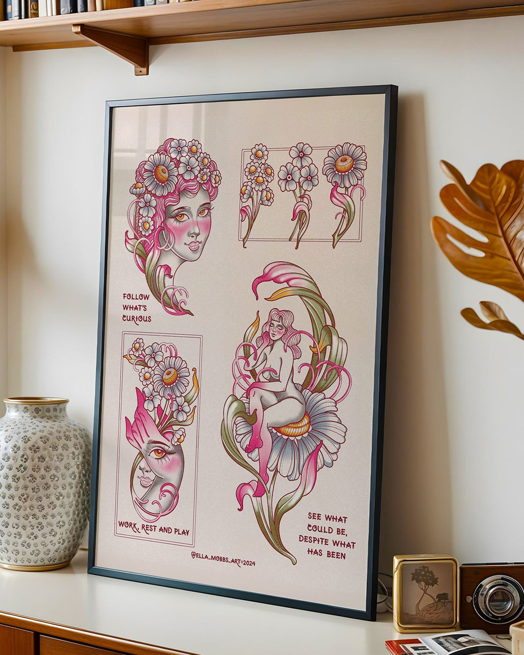 Daisy Flash Print - Ella Mobbs